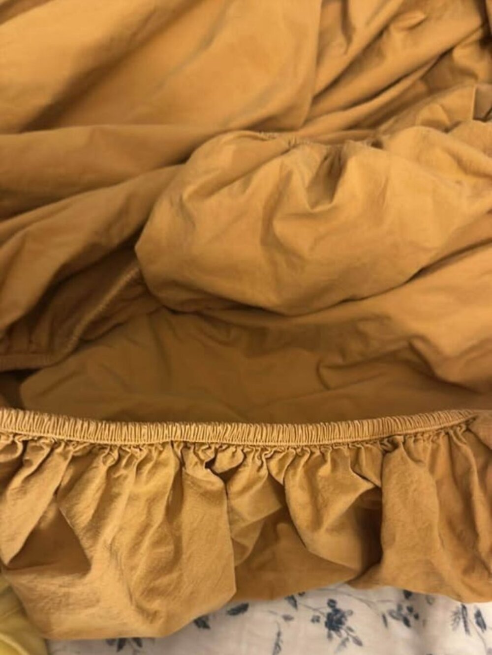 Crate & Barrel Organic Burnt Orange KING Sheet Set. 2 King Pillowcases